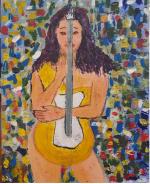 Femme &agrave; la guitare