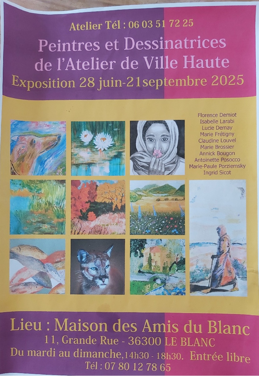 Exposition aux Amis du Blanc