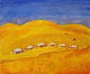 Tentes au d&eacute;sert