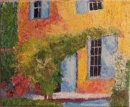 Soleil sur fa&ccedil;ade (huile)